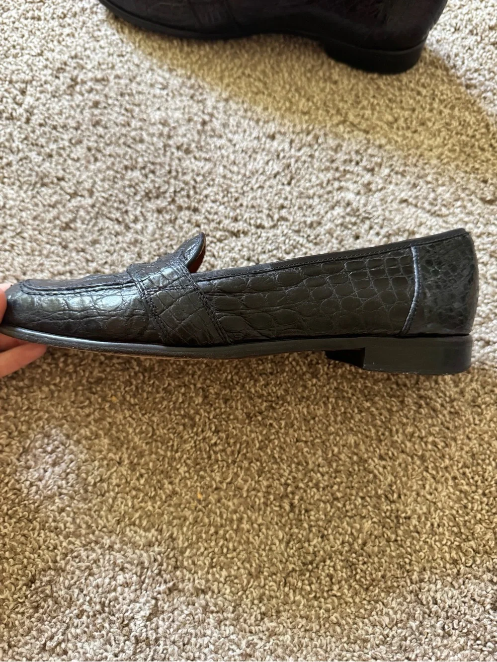 Zelli genuine crocodile